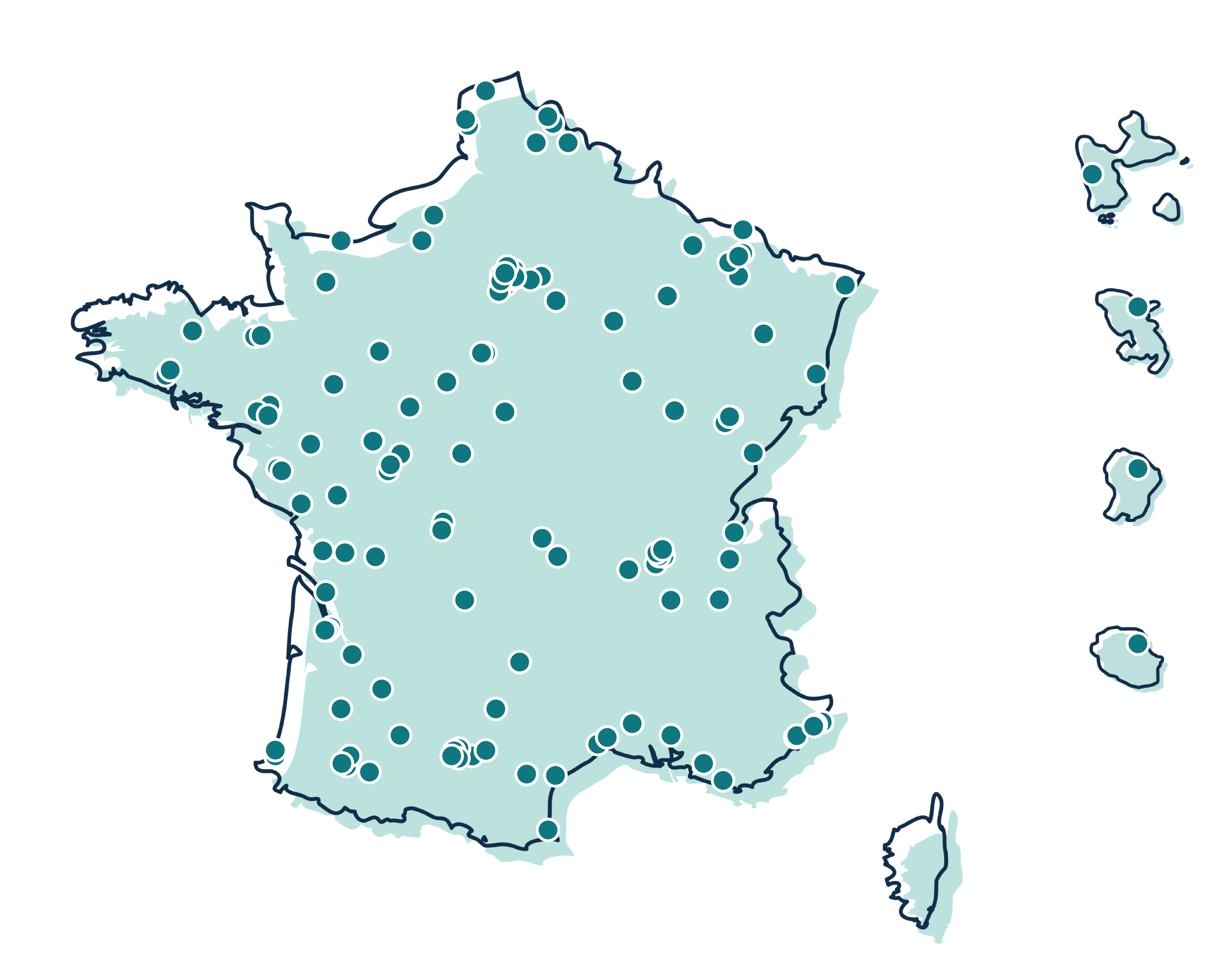 Carte France Resadia