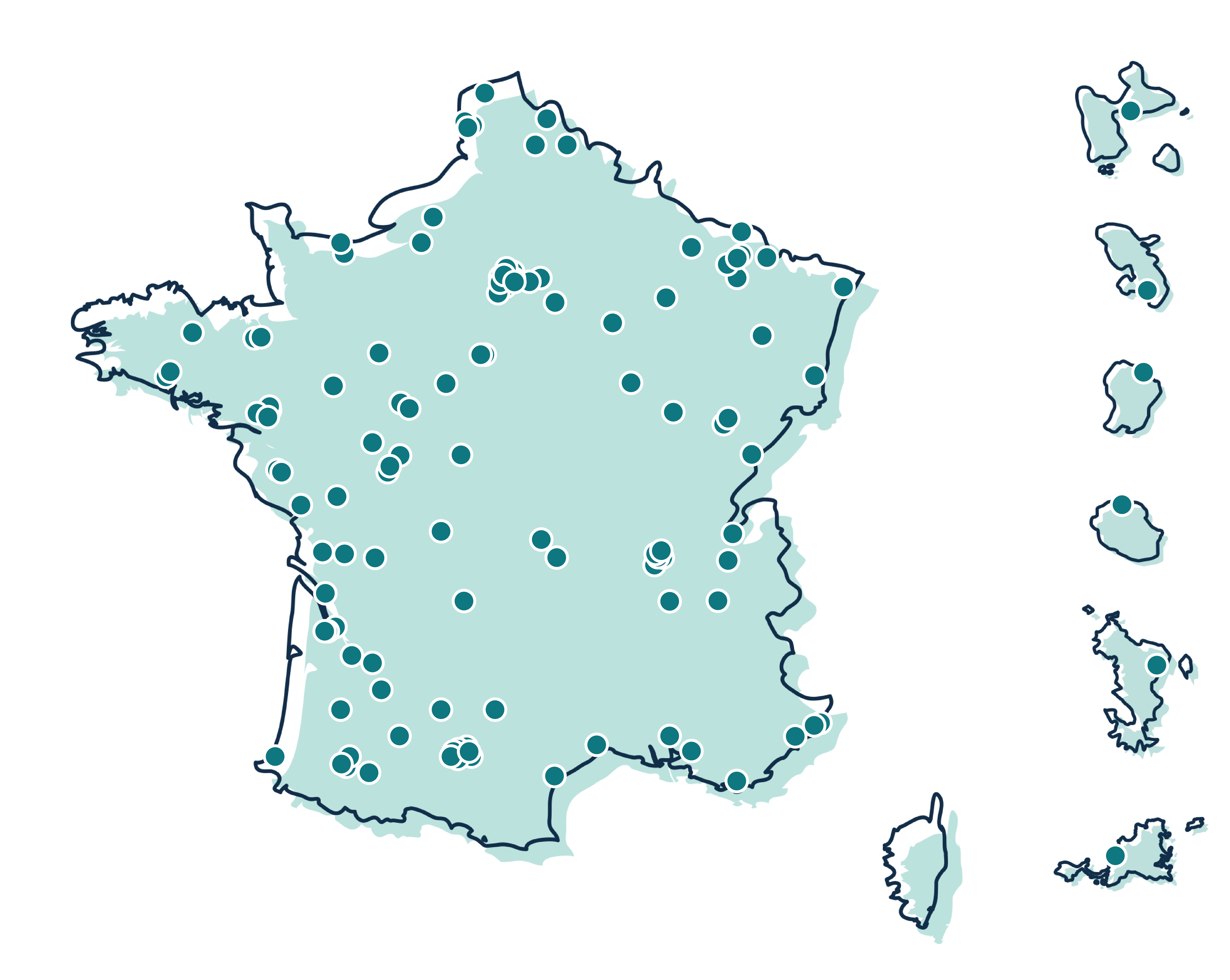 Carte France Resadia